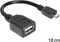 DeLOCK USB micro-B - USB 2.0-A, 0.18m
