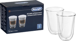DeLonghi Kopjes Dubbele thermowant Set van 2 latte macchiato glazen 5513214611
