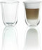 DeLonghi Kopjes Dubbele thermowant Set van 2 latte macchiato glazen 5513214611