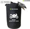DELTA motorhoes van DS COVERS – Outdoor – Waterdicht – UV bescherming – 300D Oxford – Incl. Opbergzak – Maat M