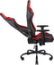 Deltaco DC210R Gamestoel - Ergonomisch - Vegan Leer - Nek- en Rugkussen - Zwart/Rood