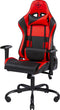 Deltaco DC210R Gamestoel - Ergonomisch - Vegan Leer - Nek- en Rugkussen - Zwart/Rood