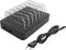 Deltaco DPS-0200 USB Oplaadstation - 6 Apparaten - 5xUSB-A/1x USB-C Power Delivery - 50W - Zwart