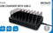 Deltaco DPS-0201 USB Oplaadstation - 8 Apparaten - 6xUSB-A/2x USB-C Power Delivery - 75W - Zwart
