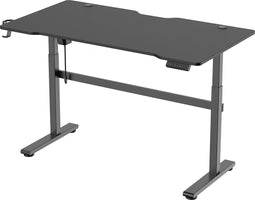 Deltaco DT410 Elektrisch Verstelbaar Gaming Bureau - Inclusief Headset- en Bekerhouder - Zwart