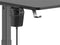Deltaco DT410 Elektrisch Verstelbaar Gaming Bureau - Inclusief Headset- en Bekerhouder - Zwart