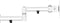Deltaco GAM-117-W Monitor Arm - 2 Schermen - Bureausteun - 17-32 inch - Wit