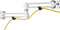 Deltaco GAM-117-W Monitor Arm - 2 Schermen - Bureausteun - 17-32 inch - Wit
