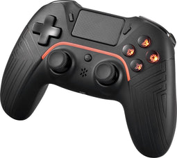 Deltaco GAM-139 Draadloze Controller - 2 Macro Knoppen - PS4 - Zwart