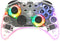 Deltaco GAM-149-T Draadloze Pro Controller - RGB - Geschikt voor Nintendo Switch/PC/Android/iOS - Transparant