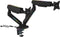 Deltaco Gaming Premium RGB Dual Monitor Arm, voor 17'-32' monitoren, max 18kg, past op curved monitoren, zwart