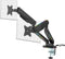 Deltaco Gaming Premium RGB Dual Monitor Arm, voor 17'-32' monitoren, max 18kg, past op curved monitoren, zwart