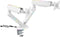 Deltaco Gaming White Line WA96 Premium RGB Dual Monitor Arm, voor 17'-32' monitoren, max 18kg, past op curved monitoren, wit
