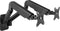 Deltaco Monitor Arm - 2 Schermen - 17 tot 32 inch - Verstelbaar – Max 2x 9kg – Muurbeugel – Zwart