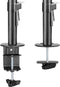 Deltaco Monitor Arm - 2 Schermen – Bureau standaard - 13-32 inch – Zwart