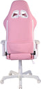 Deltaco PCH90 Gaming Stoel - Rug- en Nekkussens - RGB - Roze