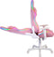 Deltaco PCH90 Gaming Stoel - Rug- en Nekkussens - RGB - Roze