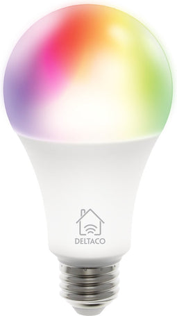 Deltaco - Slimme lamp - RGB - E27 - 9W