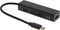 Deltaco USB-C Hub, 4x USB-A, USB 3.1 - Black