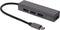 Deltaco USB-C Hub, 4x USB-A, USB 3.1 - Space Grey
