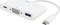 DELTACO USBC-VGA4, USB-C Docking Station, 60 W USB-C PD, 1.5A USB-A, VGA, Wit