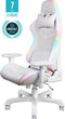 Deltaco WCH90 Gamestoel - Ergonomisch - RGB - Nek- en Rugkussen - Wit