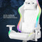 Deltaco WCH90 Gamestoel - Ergonomisch - RGB - Nek- en Rugkussen - Wit