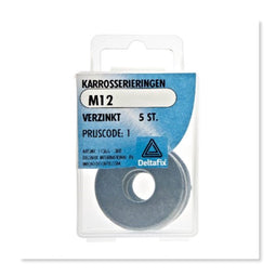Deltafix carrosseriering verzinkt m12 x 36.5 x 2.8 din 9021 5 st.