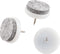 Deltafix. Meubel-vilt-glijders 12 x grijs 24mm. Laminaat-bescherming. Stoel-poot-bescherming. Anti-Kras.