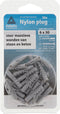 Deltafix nylon plug grijs 10 x 50 mm 10 st.