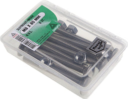 Deltafix slotbout met moer r.v.s. a2 m8 x 40 mm din 603/555 10 st.