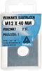 Deltafix sluitplaat vierkant verzinkt m12 x 40 mm x 3 din 436 2 st.