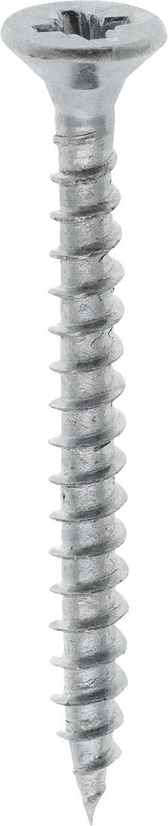 Deltafix spaanplaatschroef platkop / kruiskop verzinkt 5.0 x 80 mm /48 200 st.