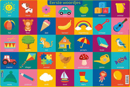 Deltas Onderlegger Eerste Woordjes Junior 47,5 X 32 Cm Pvc