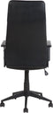 DELUXE - Bureaustoel - Zwart - Kunstleer