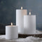 Deluxe Homeart - Led Kaars Outdoor Wit 7,5 x 12,5 cm