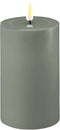 Deluxe Homeart - Led Kaars Salie Groen 7,5 x 12,5 cm