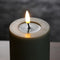Deluxe Homeart - Led Kaars Salie Groen 7,5 x 15cm