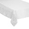 DELUXE tafelkleed - Leopard wit met zilver - 140 x 240 cm - Kersttafelkleed
