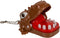 Overige Merken Sleutelhanger Dino Met Kiespijn Assorti