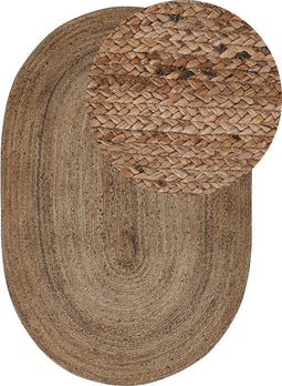 DEMIRCI - Laagpolig vloerkleed - Beige - 120 x 180 cm - Jute