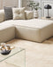 DEMRE - Shaggy vloerkleed - Beige - 140 x 200 cm - Polyester