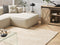 DEMRE - Shaggy vloerkleed - Beige - 160 x 230 cm - Polyester