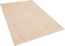 DEMRE - Shaggy vloerkleed - Beige - 200 x 300 cm - Polyester