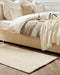 DEMRE - Shaggy vloerkleed - Beige - 80 x 150 cm - Polyester