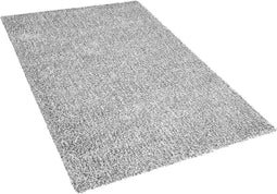 DEMRE - Shaggy vloerkleed - Grijs gemêleerd - 160x230 cm - Polyester