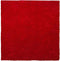 DEMRE - Shaggy vloerkleed - Rood - 200 x 200 cm - Polyester