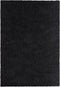 DEMRE - Shaggy vloerkleed - Zwart - 160 x 230 cm - Polyester