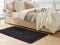 DEMRE - Shaggy vloerkleed - Zwart - 80 x 150 cm - Polyester