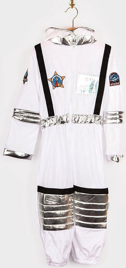 Den Goda Fen Verkleedkledij Astronaut Kostuum - 110cm - 4 jaar - Wit